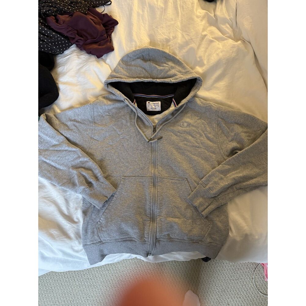 Champion Gray Full-Zip Hoodie